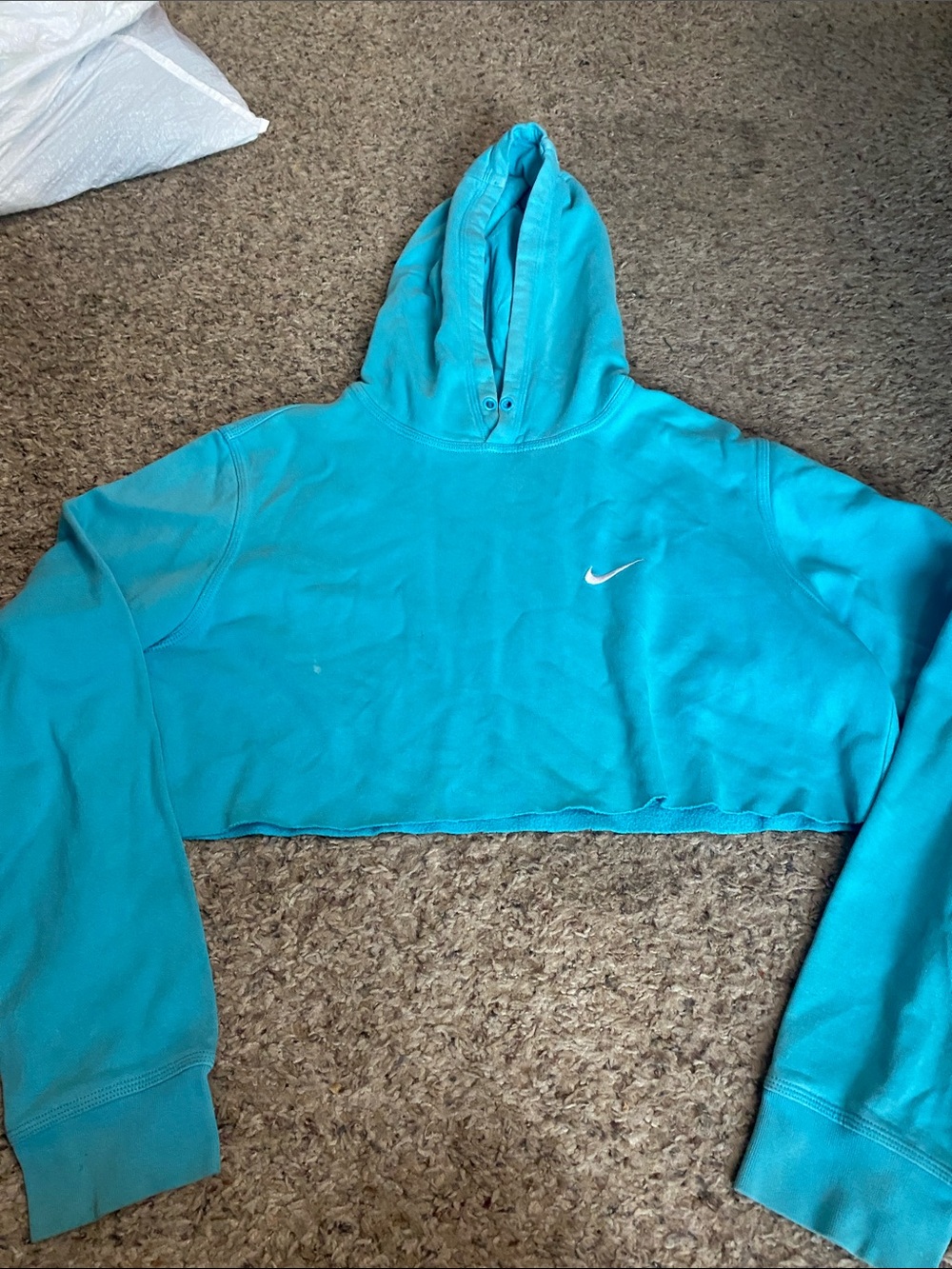 Cropped Hooded Sweatshirt